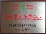 省級星火示范企業(yè)